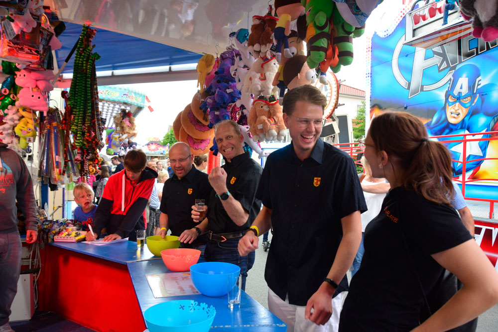 Die Kirmes-Olympiade startet am Kirmessamstag (05.07.2025) für alle Interessierten. Eine Mannschaft besteht dabei aus 4 Personen. Jede/ kann daran teilnehmen. (Foto: Bernd Schumacher)